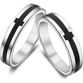 Nhẫn đôi bạc Panmila - Nhẫn cặp tình yêu tròn trơn cổ điển (ND.A10.B)