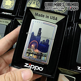 Bật Lửa Zippo 205 Us City Chicago