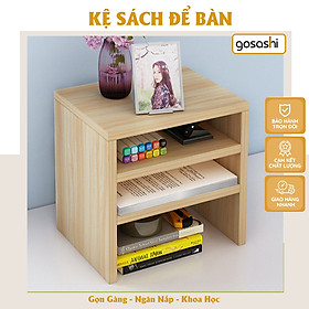 Kệ Gỗ MDF Để Bàn 3 Ngăn Nhiều Màu, Dễ Lắp Ráp, Phong Cách Tối Giản Hàng Thương Hiệu Gosashi-KSDB3Ngan