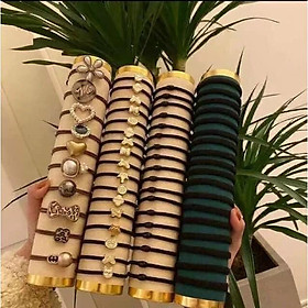 Dây buộc tóc , set dây buộc tóc 60 chi tiết nhiều hình cho mẹ và bé phong cách hàn quốc