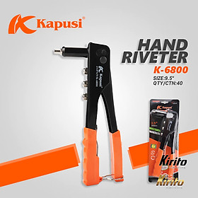 Kìm rút đinh tán rive Nhật Bản KAPUSI 10 inch (25cm), size đinh: 2.4mm, 3.2mm, 4mm, 4.8mm - K6800