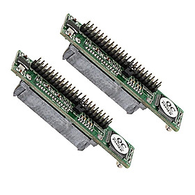 2Pieces SATA to 44Pin 2.5'' IDE Male HDD Adapter Plug Converter Female 7+15 Pin SATA