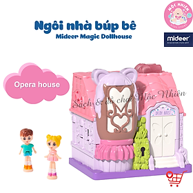 Nhà búp bê mini có âm thanh - Mideer Magic Dollhouse - Mô hình ngôi nhà kẹo ngọt cho bé gái 2 3 4 5 tuổi