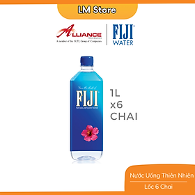 Nước Khoáng Thiên Nhiên Fiji (6 Chai x 1L)