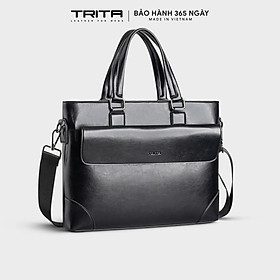 Cặp công sở Trita ( Thời trang nam đa năng - Cặp da TCA23 )