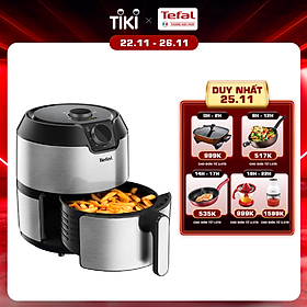 Nồi chiên không dầu Tefal EY201D15 - 4.2L - Vỏ thép không rỉ - Công nghệ luân chuyển khí nóng 3D không cần trở - Hàng chính hãng