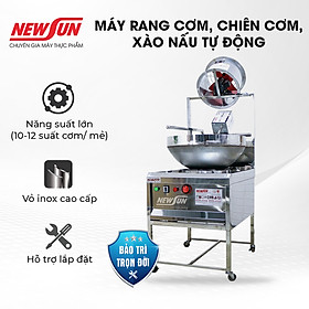 Mua Máy rang  chiên cơm  thực phẩm công nghiệp tự động đường kính 55 cm - Rang 1 tốc độ