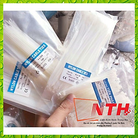 Mua Dây rút nhựa 10cm  15cm  20cm  25cm  30cm  40cm ( Khoảng 80 sợi/bịch )