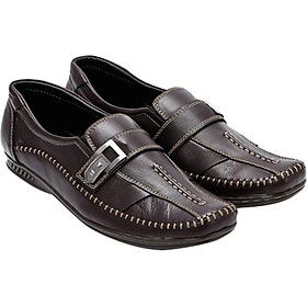 Giày Mọi Nam Huy Hoàng HT7114 - Nâu Đen (Size