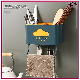 Mua HỘP ĐỰNG ĐŨA DÁN TƯỜNG HÌNH ĐÁM MÂY NGỘ NGHĨNH