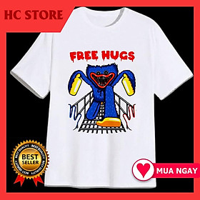 Áo Thun Tay Ngắn In Chữ Poppy Playtime Huggy Wuggy độc đẹp HOT bán chạy