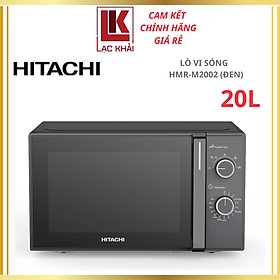 Mua Lò vi sóng Hitachi HMR-M2002  dung tích 20L  màu đen  700W  5 mức công suất - Hàng chính hãng