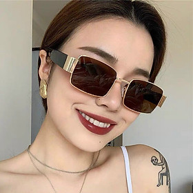 Kính râm, Kính mát unisex gọng nhựa bản to phong cách retro - siêu hottrend