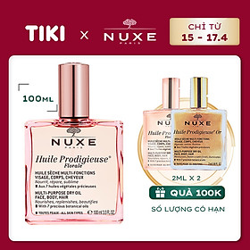 Dầu dưỡng khô đa năng Hương Hoa Huile Prodigieuse Florale Multi-purpose Dry Oil 100ml 