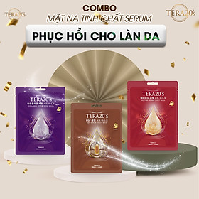 Combo 3 mặt nạ phục hồi da TERA20's dòng Serum