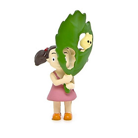 Mua KHO-HN * Mô hình Tiểu Mei che lá với Chibi Totoro dùng trang trí tiểu cảnh  làm móc khóa  DIY