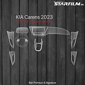 KIA Carens 2023 PPF TPU nội thất chống xước tự hồi phục STARFILM (Bản Premium & Signature)