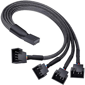 Mua Dây Cáp Chia Nguồn Fan 2   3 và 4 Điều Tốc PWM Bọc Lưới Siêu Bền