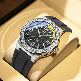 Đồng hồ nam chính hãng I&W CARNIVAL 661G-S2 hàng mới fullbox Kính sapphire ,chống xước,Chống nước ,Bảo hành chính hãng,Máy cơ (Automatic),Dây cao su cao cấp,thiết kế thể thao