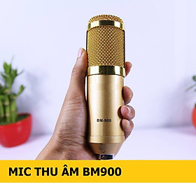 Micro Thu Âm Chuyên Nghiệp BM900 chống ồn, live stream, Hát Karaoke quay video, ghi âm, Vlog, Chơi game, trò chuyện qua Zoom Tương thích smartphone, máy tính bảng, máy tính để bàn, laptop, TN Bluetooth Siêu Bass Có Mic Đàm Thoại