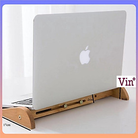 Mua Kệ Tản Nhiệt Laptop Macbook Bằng Gỗ Có Thể Điều Chỉnh Độ Rộng Dành Cho Mọi Kích Cỡ