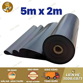 Mua Bạt lót ao hồ HDPE 5m x 2m dày 0.5mm bảo hành 5 năm