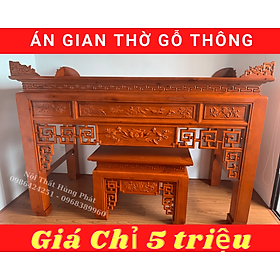 Mua Án gian thờ gỗ thông đức nhập khẩu