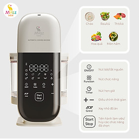 Mua  Bảo hành 12 tháng  Máy xay hấp đa năng Moaz BéBé MB093 - Hàng chính hãng