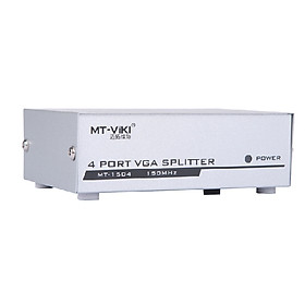 Mua SOAIY Bộ chia VGA 1 ra 4 MT VIKI - VGA 1x4 VIKI - Bộ chia VGA 1 ra 4 màn hình TV  máy chiếu - Hàng Nhập Khẩu