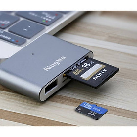 Đầu đọc thẻ nhớ đầu USB Type-C 3.0 Kingma hàng chính hãng.