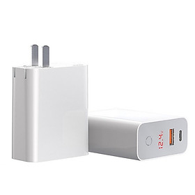 Adapter Sạc 2 Cổng 45W Baseus BS-EU907 Tích Hợp Tính Năng Smart Shutdown Hẹn Giờ Ngắt Điện Hỗ Trợ Sạc Nhanh QC 3.0 / QC 4.0 / FCP - Hàng Chính Hãng