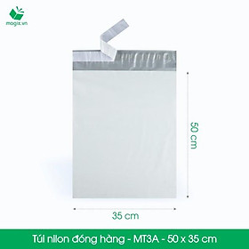 MT3A - 50x35 cm - 300 túi nilon 2 lớp đóng hàng thay thùng hộp carton