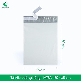 MT3A - 50x35 cm - 200 túi nilon 2 lớp đóng hàng thay thùng hộp carton
