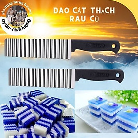 Mua dao cắt thạch  topping hình sóng chuyên dụng cụ pha chế trà sữa bartender