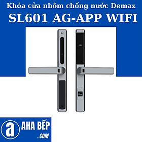 Mua Khóa Cửa Nhôm Chống Nước Demax SL601 AG-APP WIFI. Hàng Chính Hãng