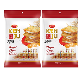 Combo 2 Túi Bánh Quy Richy Kenju Kem Dẻo 186gr - Hương Vị Nhật