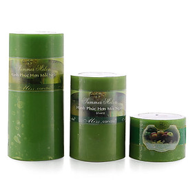 Mua Bộ nến thơm Hạnh Phúc 7 - Bộ 3 nến thơm D7H5  D7H10  D7H15 Miss Candle