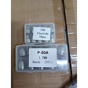 Mua Bộ Chụp bép cắt plasma P80 và điện cực cắt plasma - 1.3  1.5  1.7( Hộp 10 cái)