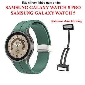 Mua  Galaxy Watch 5 Watch 4  Dây đeo silicon khóa nam châm Galaxy Watch 5  Watch 5 Pro  Galaxy Watch 4