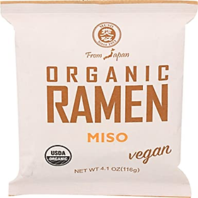 Mi ăn liền ramen miso hữu cơ Muso 116g