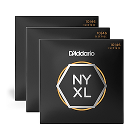 Mua Combo 3 bộ dây đàn Guitar Điện (Electric) - D Addario NYXL1046 (3 sets) - Regular Light  10-46 - Hàng chính hãng