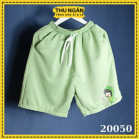 Quần Short Unisex Họa Tiết Trơn Cho Nam Nữ Chất Đẹp 20050