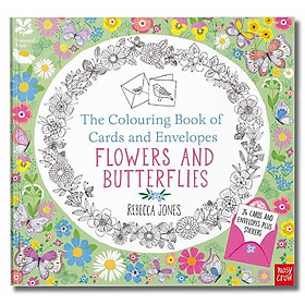 National Trust: The Colouring Book of Cards and Envelopes - Flowers and Butterflies