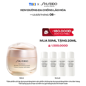 Kem dưỡng da chống lão hóa Shiseido Benefiance Wrinkle Smoothing Cream 50ml