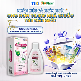 Dung dịch vệ sinh Nano Cool Extra giúp khử mùi hôi thơm mát duy trì PH tự nhiên và độ ẩm da Chai 100ml Tâm An Pharma