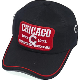 Nón kết nam nữ thời trang thêu chữ nổi Chicago Since 1972, gắn sò to đẳng cấp, khóa gài cứng cáp
