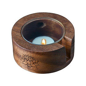 Practical Tea Warmer Teapot Heating Base Durable for Kitchen Cafe Office