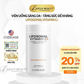 Viên Uống Sáng Da - Tăng Cường Sức Đề Kháng CODEAGE Liposomal Vitamin C+ | Kelly Beauty