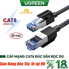 Mua Dây Cáp Mạng Ethernet Cat8 Dài 20m (Tốc độ 40Gbps-2000MHz) Ugreen 30800 - Hàng chính hãng