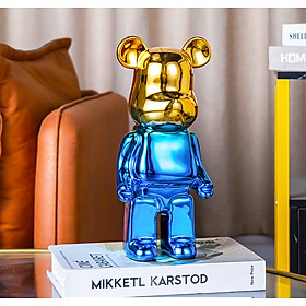 Mô Hình Ống Tiết Kiệm Gốm Bearbrick Gradient Trang Trí_ Hàng Chính Hãng